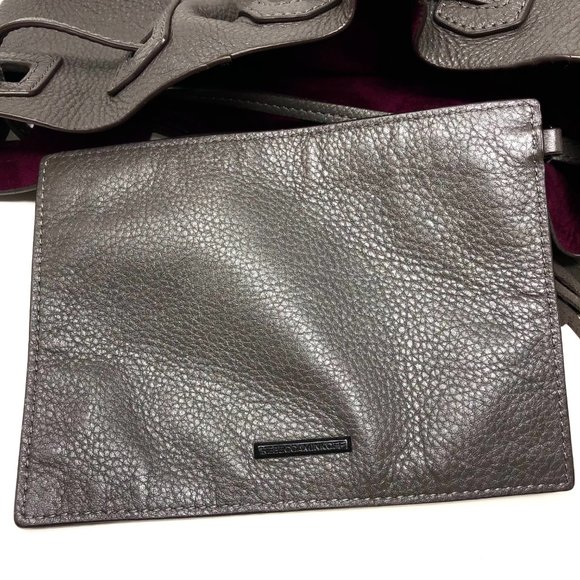 Rebecca Minkoff Grey Drawstring Backpack main image 4